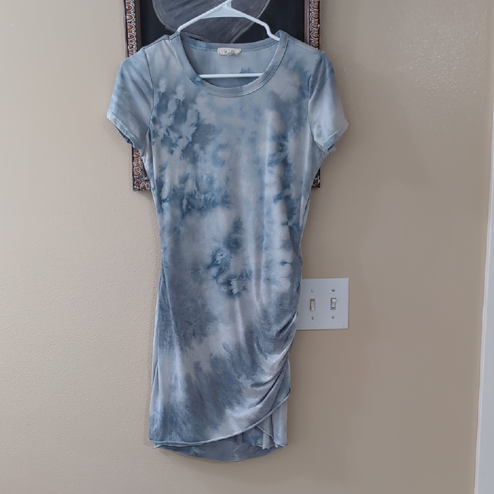 LA MIEL Cloudy Blue Mini Dress